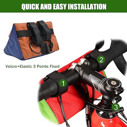 Miniatura 5 de Bolsa para manubrio de bicicleta, cesta delantera de bicicleta para niños, bolsa impermeable para bicicletas, bolsa pequeña para manillar de