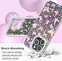 Vista 352 de I-MGAE-IN-AR - Funda diseñada para iPhone 12 y 12 Pro, diseño de mariposa plateada brillante, funda protectora de poliuretano termoplástico, suave