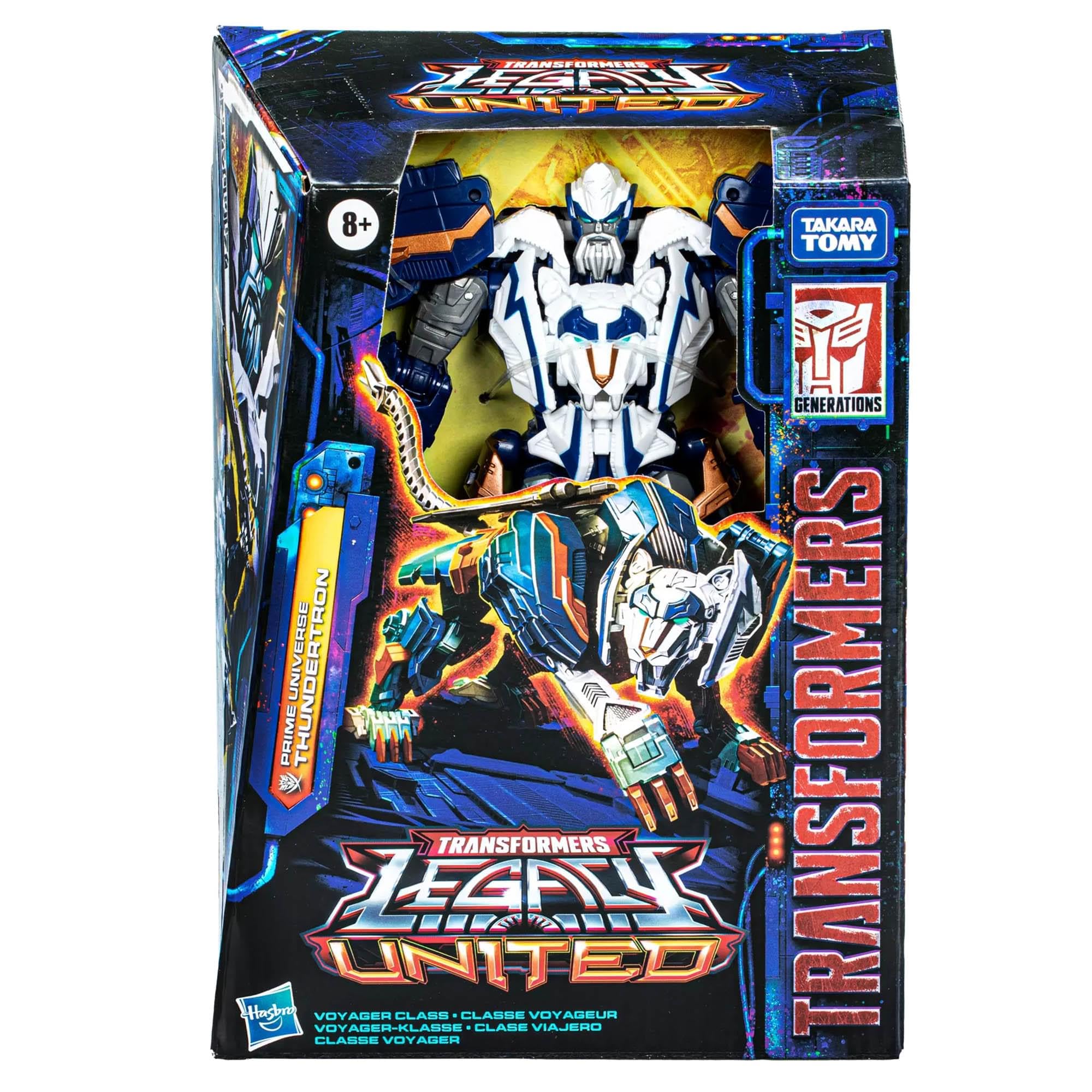 Transformers Legacy United Voyager Class Prime Universe Thundertron, Multi-colored - Image 2