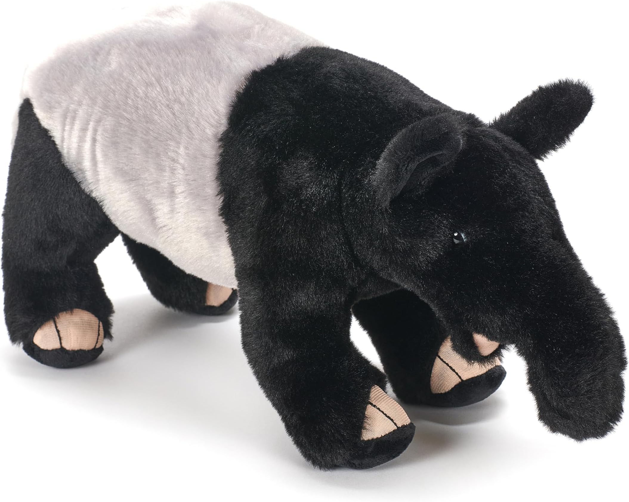 Malaysian Tapir Stuffed Animal Plushie, Gifts for Kids, Wild Onez Zoo Animals, Tapir Plush Toy 12 inches