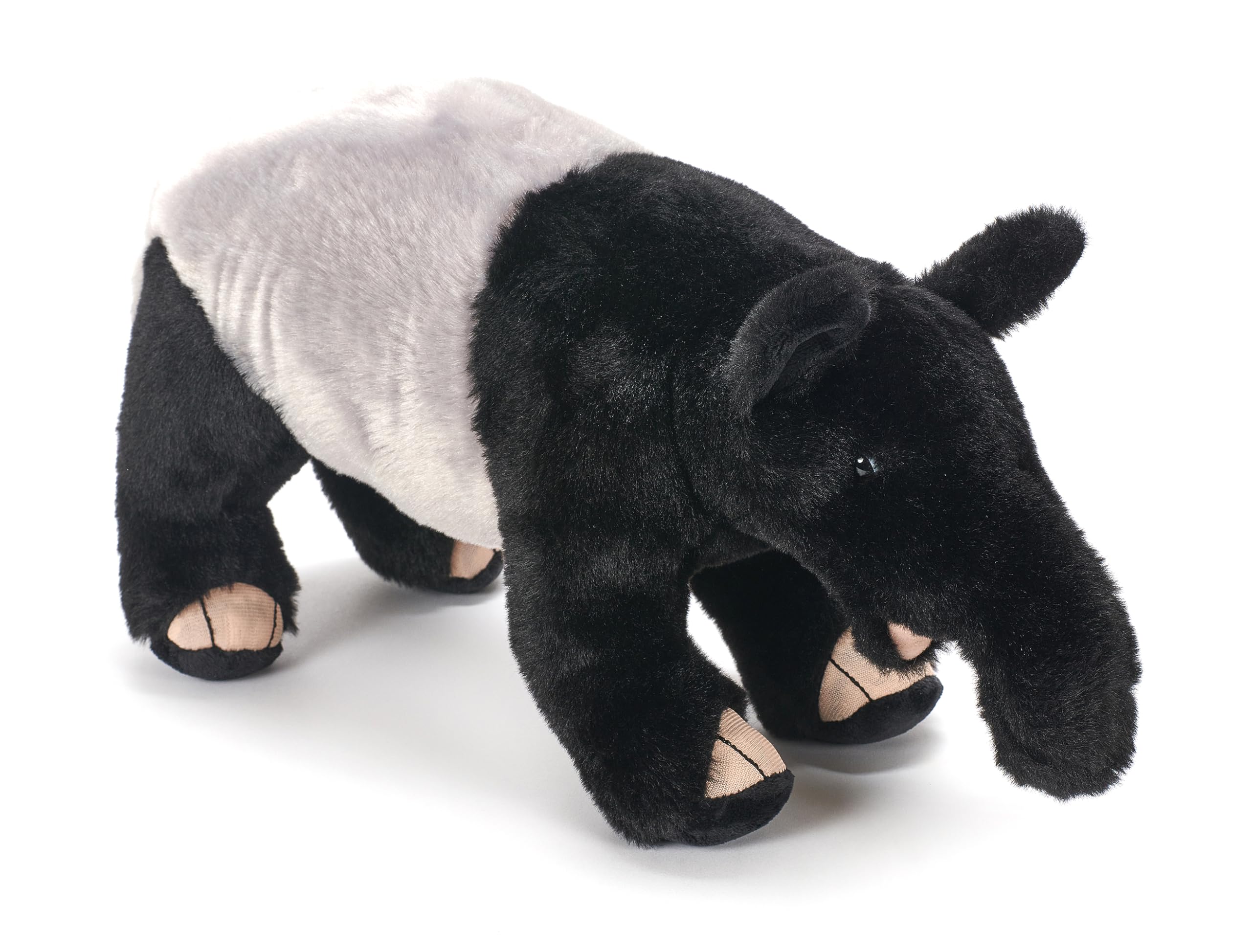 The Petting Zoo Malaysian Tapir Stuffed Animal Plushie, Gifts for Kids, Wild Onez Zoo Animals, Tapir Plush Toy 12 inches