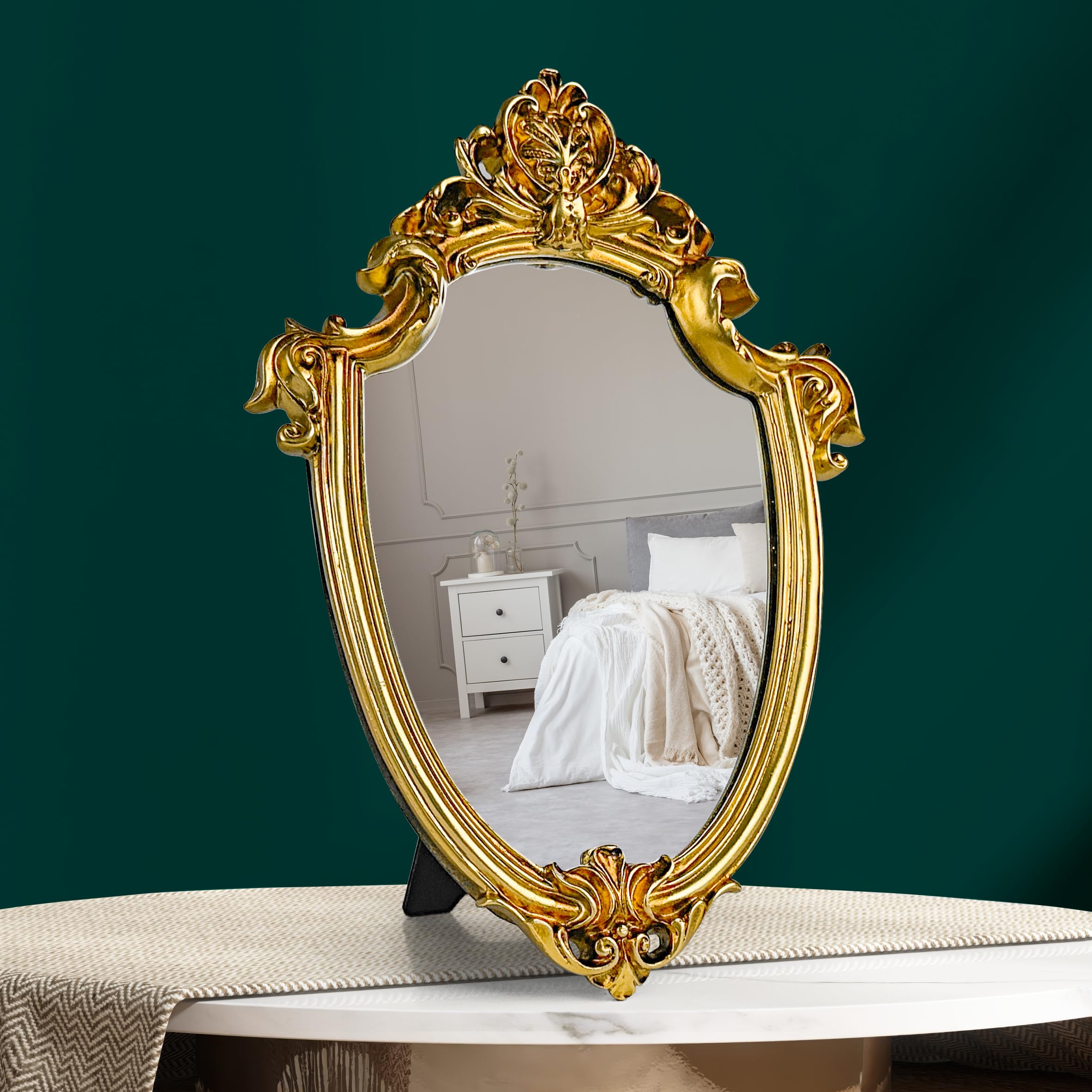 Amazon.com: 97 Decor Decorative Gold Wall Mirror Vintage Decor