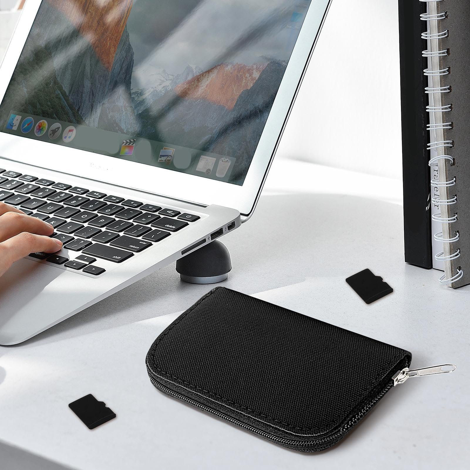 Generic Card Holder, Portable Sd Card Holder, Card Storage Organizer, Card Storage Box, Sd Card Organizer Carrying Case, Flash Drive Storage Organizer, USB Flash Drive Storage Case for Ca, Black