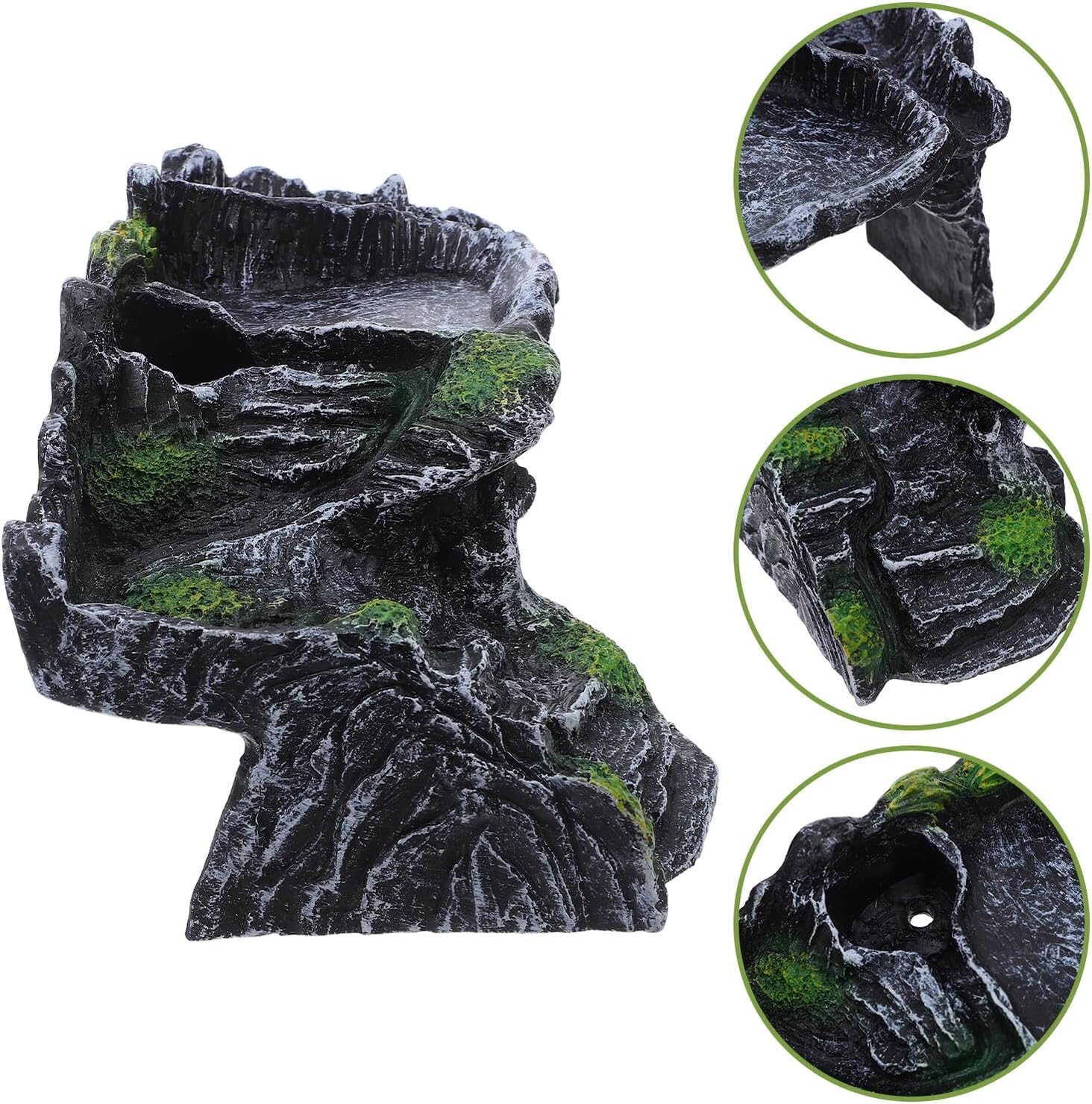 Turtle Basking Platform and Resting Dock Resin Ramp Small Size Floating Aquarium Terrarium Habitat Decor for Turtles Reptiles