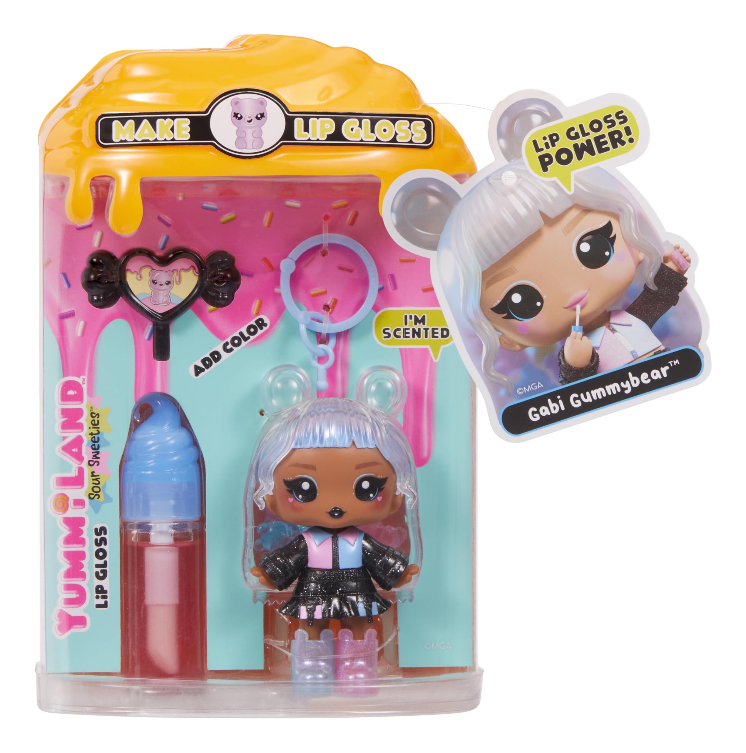 Yummiland Lip Gloss Doll: Sour Sweeties - Gabi Gummybear Includes