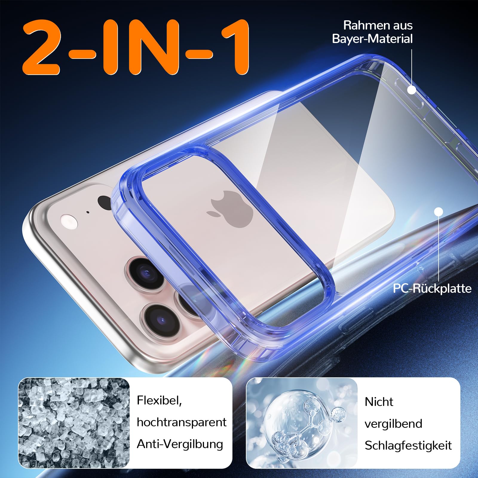 Clear Case for iPhone 15, Ultra Thin, Shockproof TPU Cover, Anti-Yellowing, Crystal Clear, Phone Case for Apple iPhone 15 - Clear — view 66