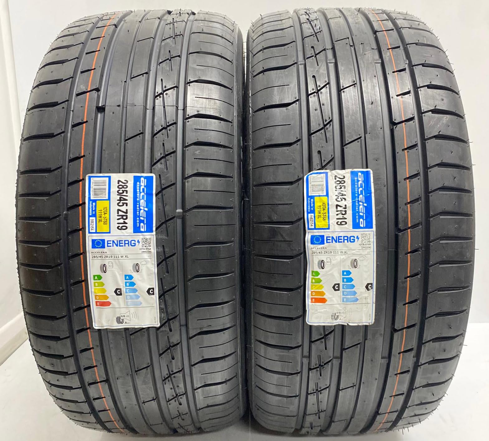2 X 285 45 19 ACCELERA SUV 111W XL 285/45ZR19 C C RATED LABEL TYRES