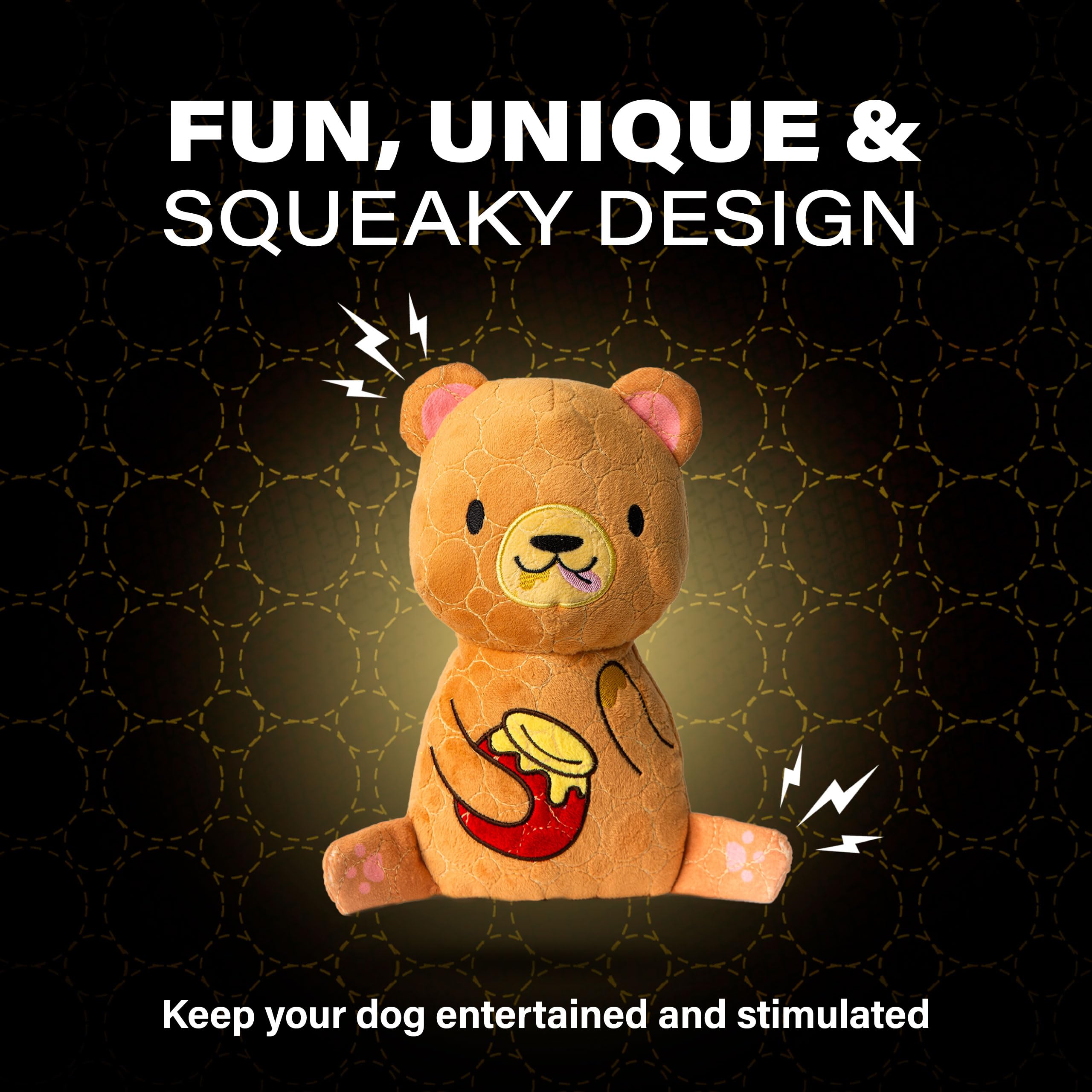 Bite Force Wildlife Tough Plush Toy for Dogs, Built with Kevlar, Multi-Layered with Reinforced Seams - Image 4