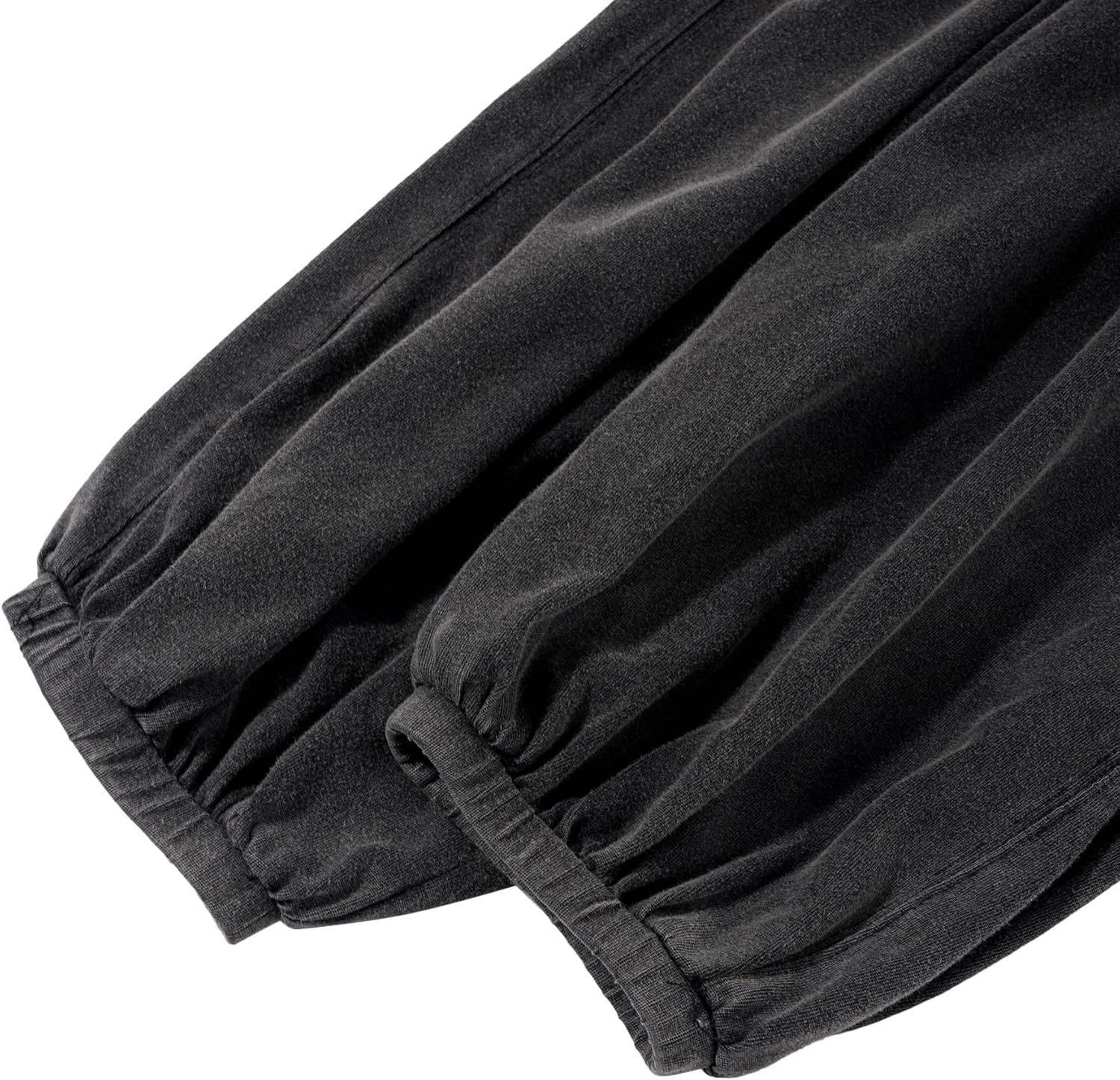 Amazhiyu Women's Acid Washed Joggers Pants Pockets Elastic Waist Sweatpants - Image 7