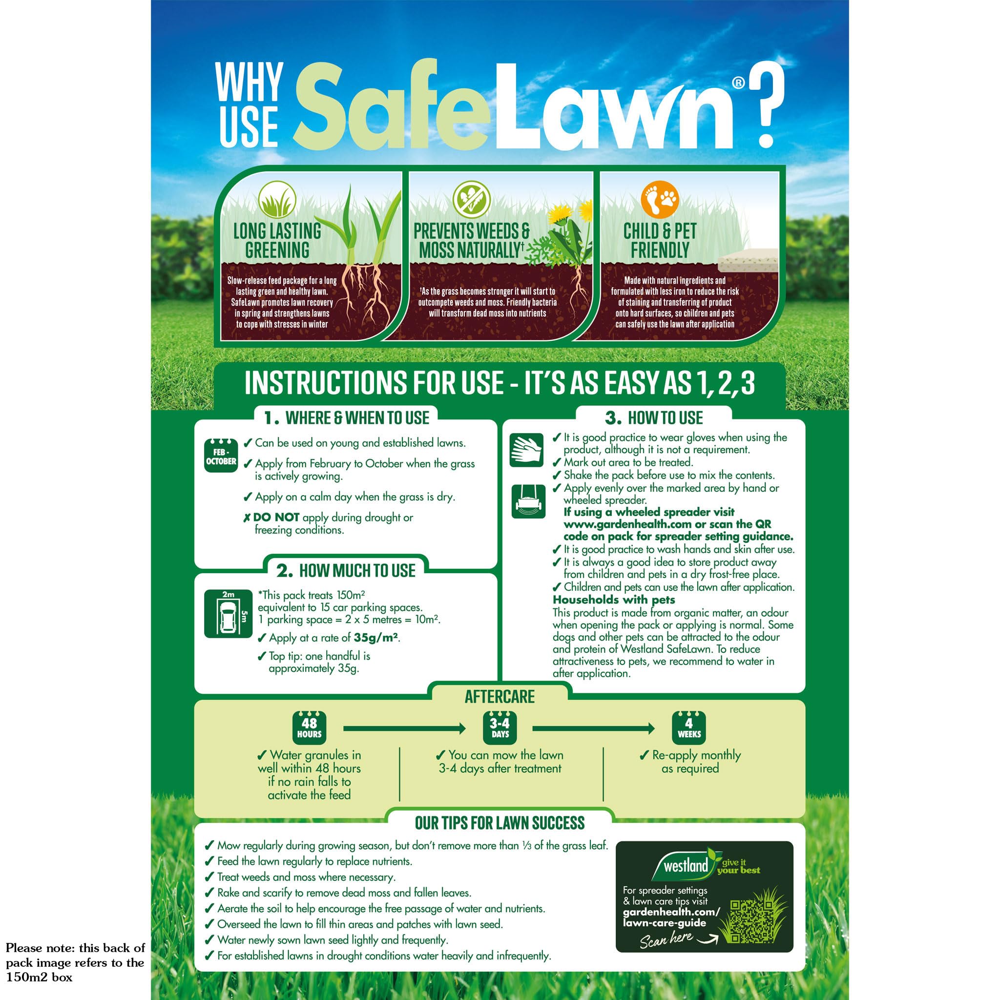 Westland Safelawn Boîte de rangement 80 m²