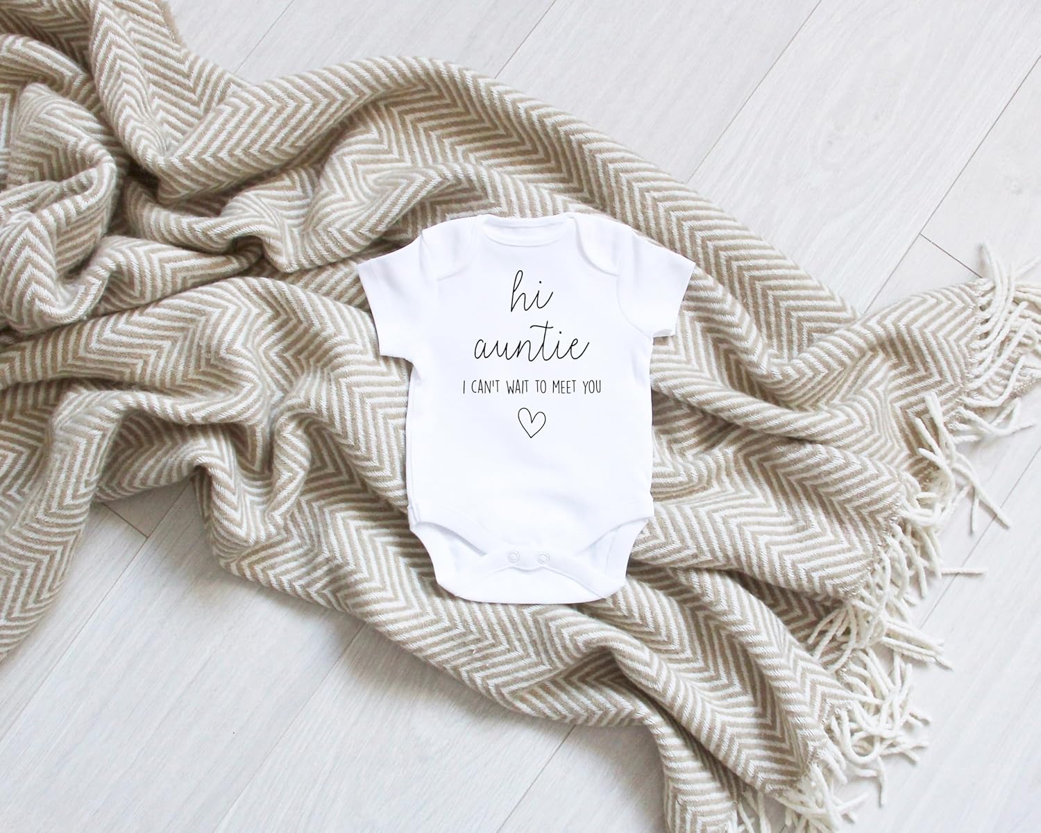 Hi Auntie I Can't Wait To Meet You Pregnancy Announcement for Sister - Image 6