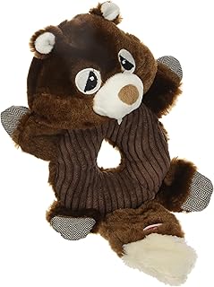 Ethical Pets Donut Crinklers Assorted Animals Plush Dog Toy, 13