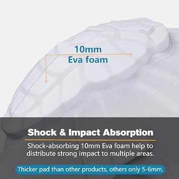Youth Boys Football Padded Shirt Rib Chest Protector 6-Pads for Football Baseball Basketball Lacrosse
