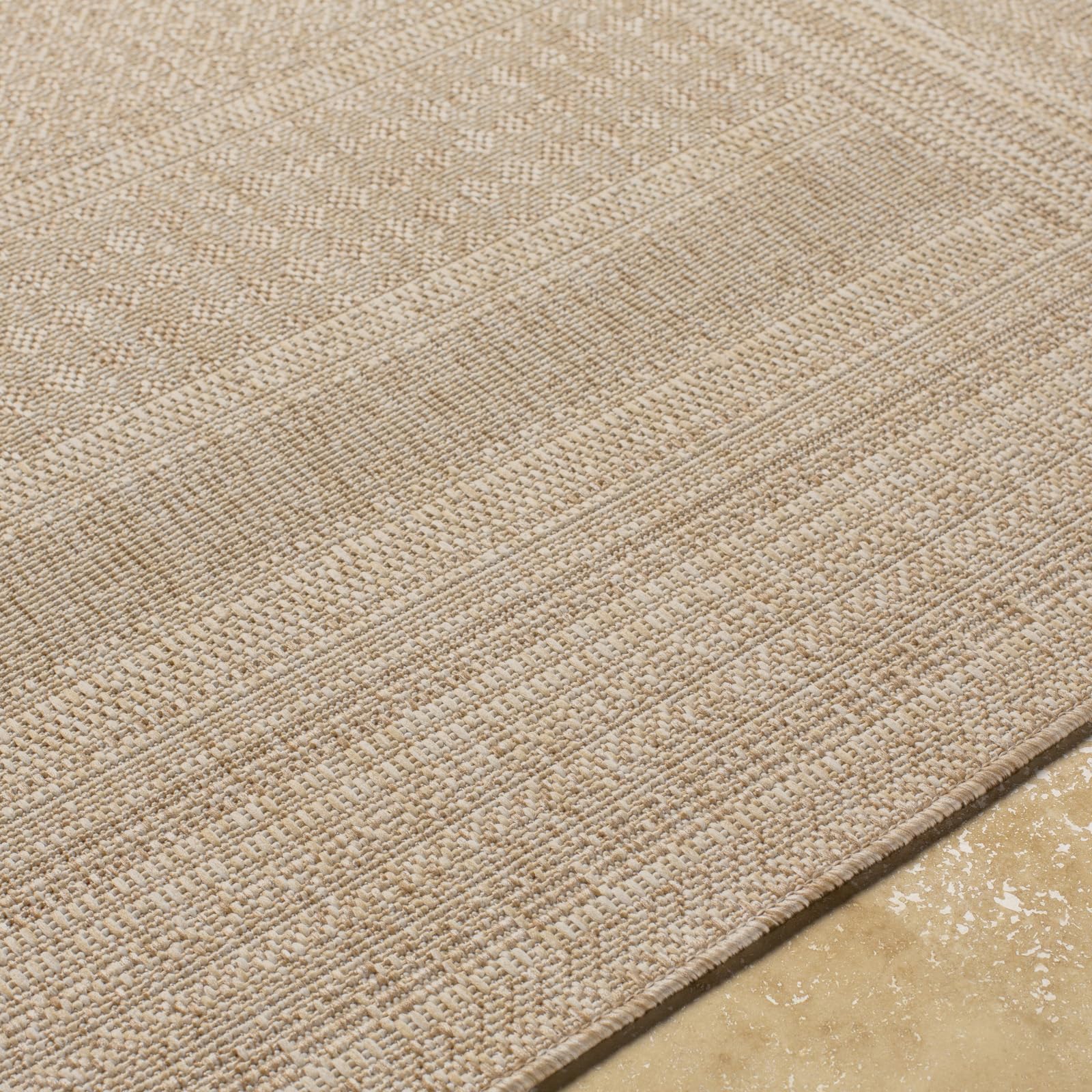 Livabliss Sierra Globale Rectangle Tappeto | Vaniglia, Beige | 160x213cm | Patio e Spazio Esterno | Tessuto a Macchina Polipropilene