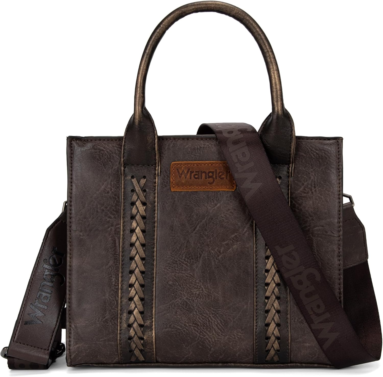 Wrangler Tote Bags for Women Top-handle Handbags and Purse for Women with Adjustable Strap