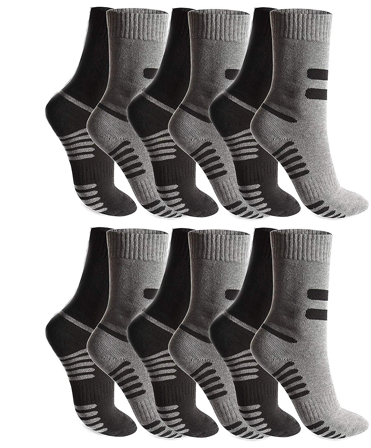 BestSale247 12 Paar Herren Thermo Socken Baumwolle