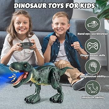Amazon.com: Tyrannosaurus Remote Control Dinosaur Toys for