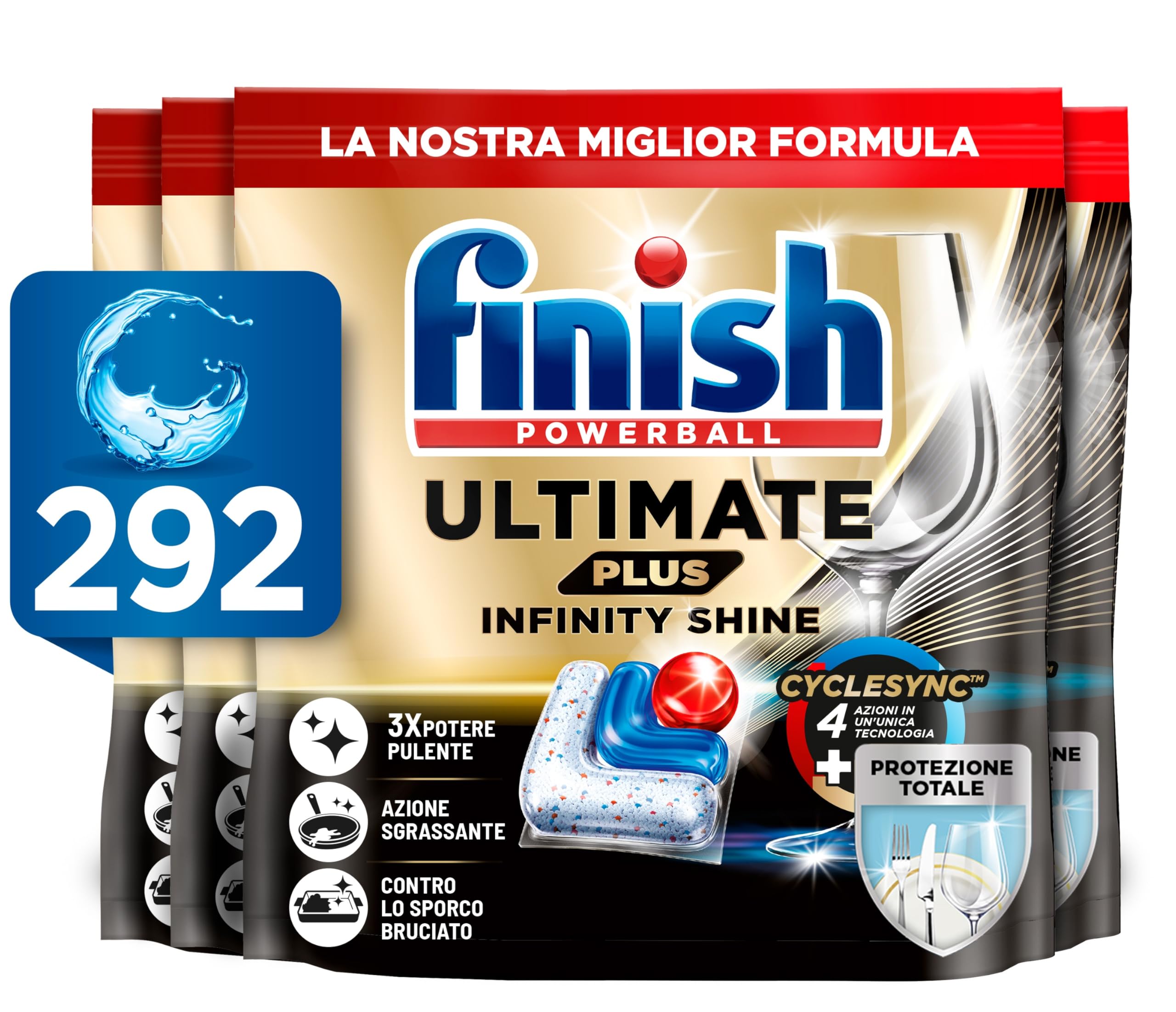 Finish Ultimate PLUS Pastiglie Lavastoviglie 73 pz