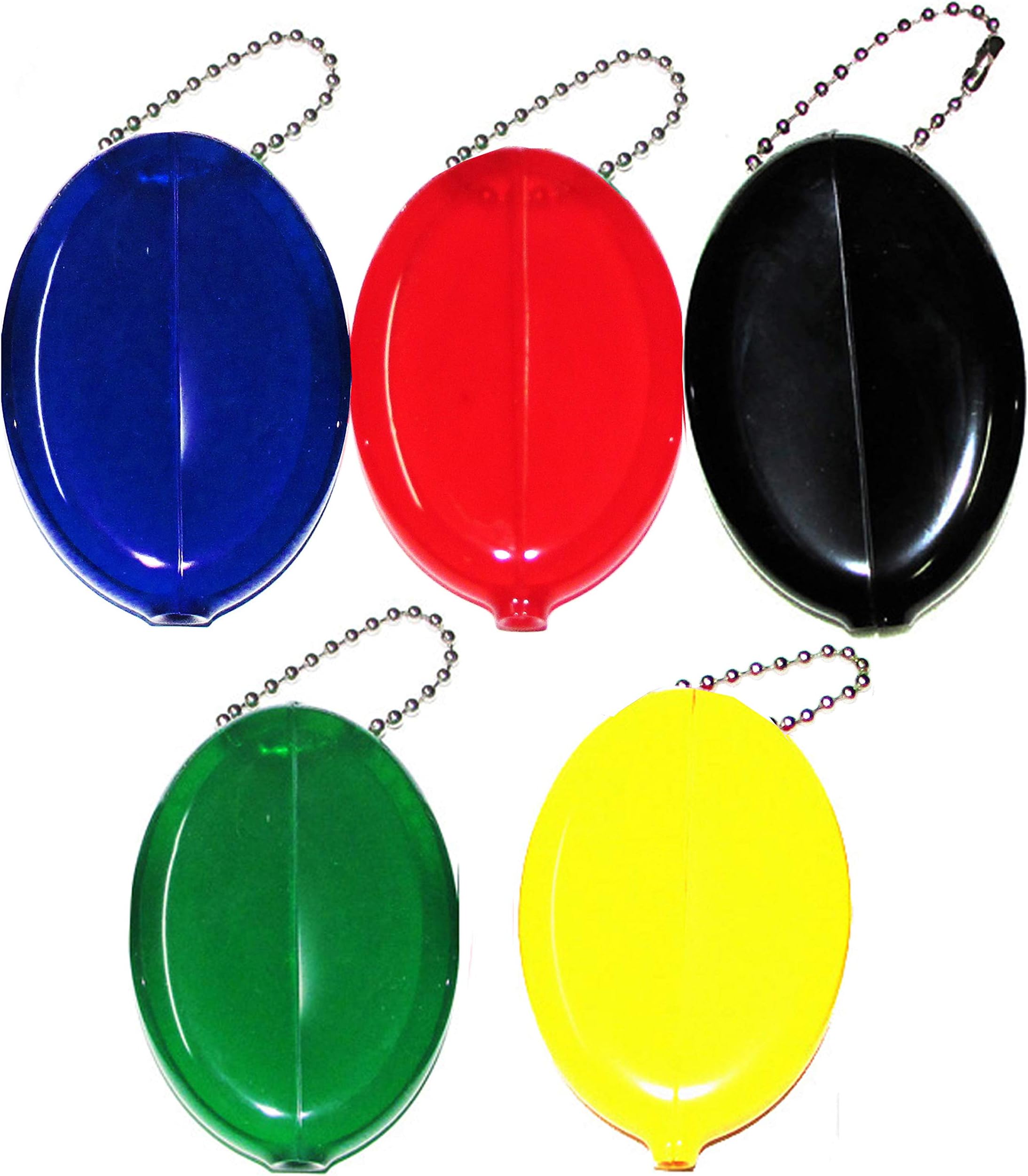 3 Oval Squeeze Purses - Made in USA (5 Mixed)