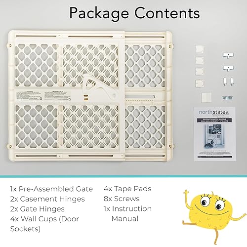 Miniatura 7 de Super puerta ergonómica estados del norte puerta de seguridad de North States Industries Espresso