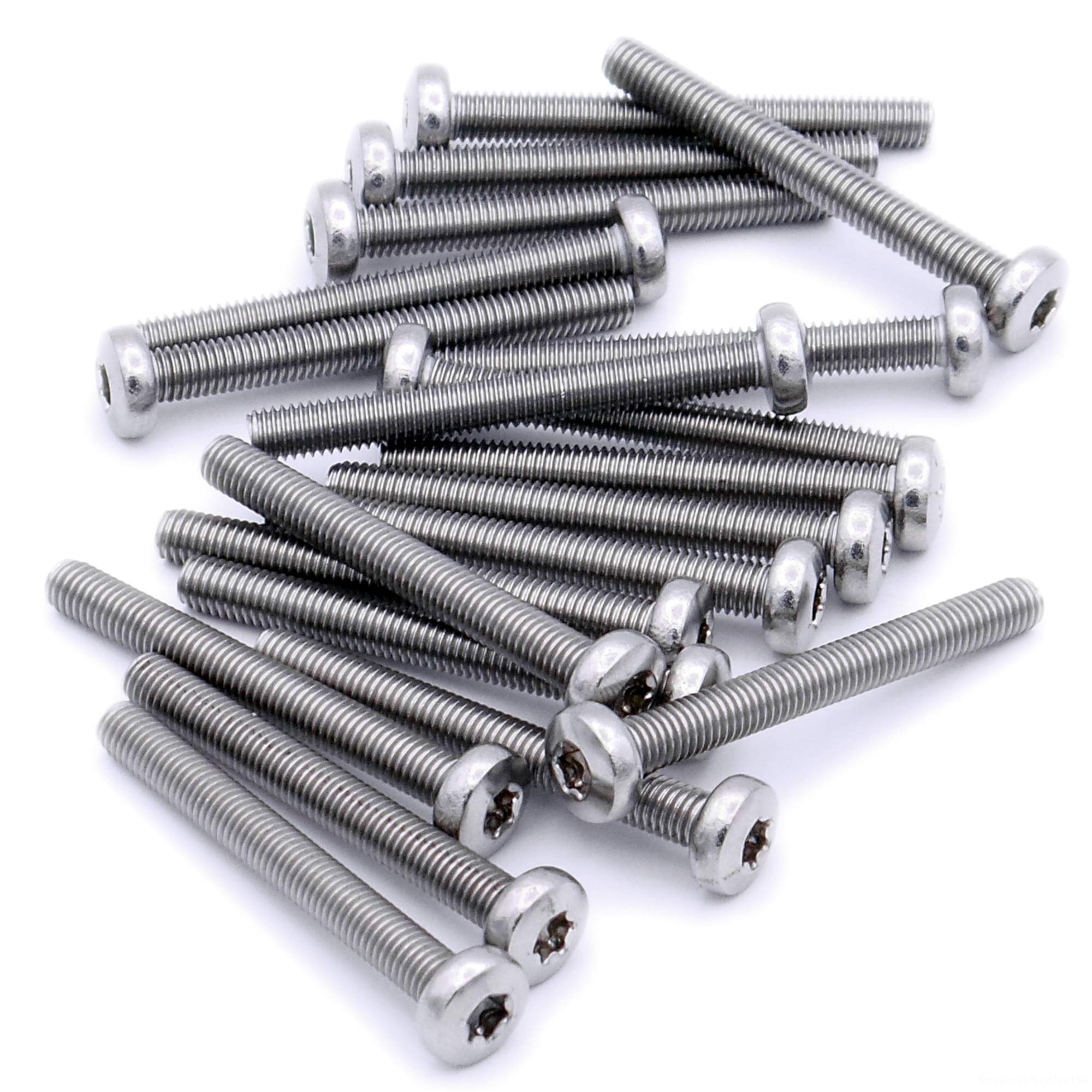 Singularity Supplies M3 (3Mm X 6Mm) Tx Pan Machine Screw (Bolt) - Stainless Steel (A2) (Pack Of 20)