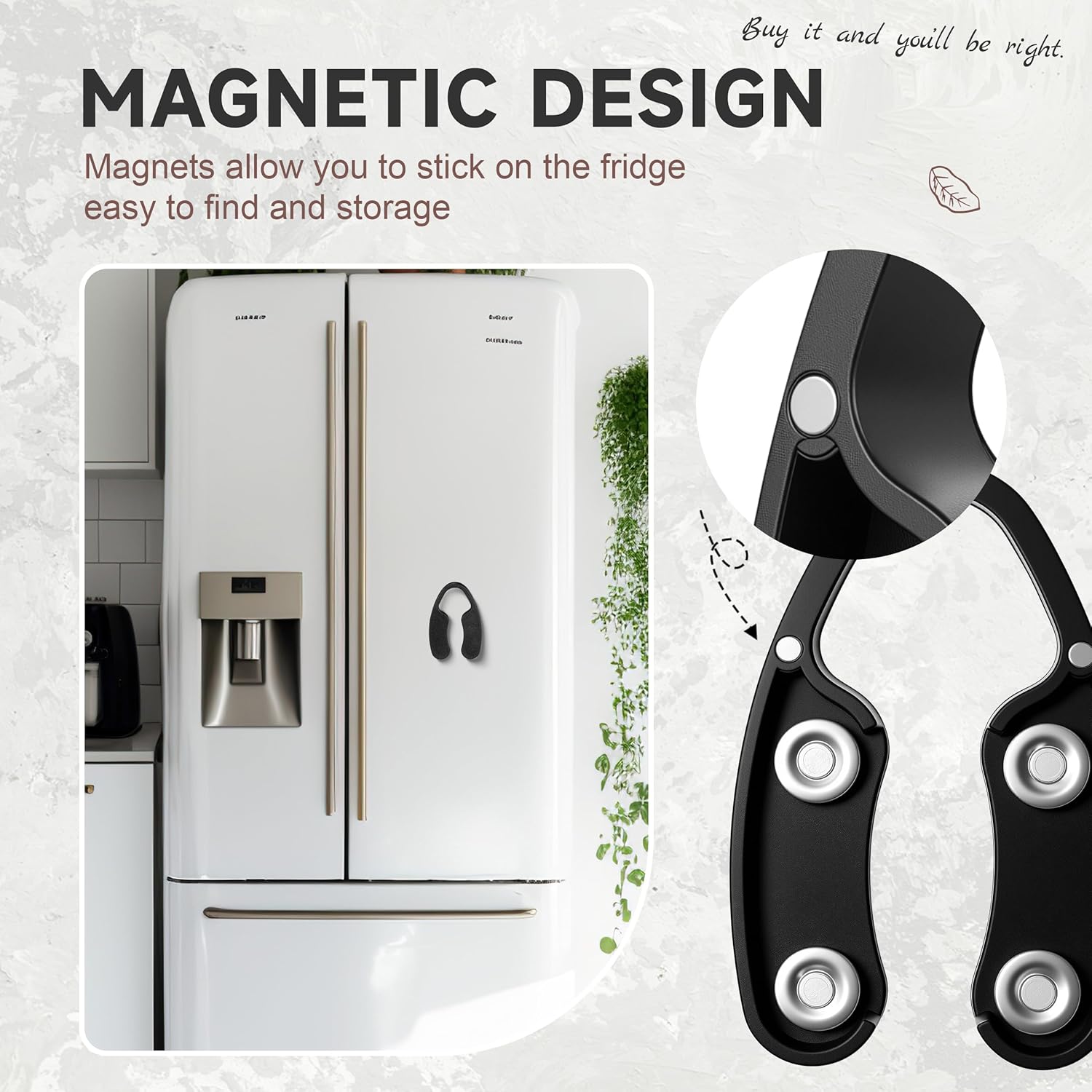 Wine Foil Cutter Magnetic Wine Bottle Foil Cutter Tool,Stainless Steel Blade Easily Removes Aluminum Foil Wine Bottle Opener,Black 2Pcs - Image 5