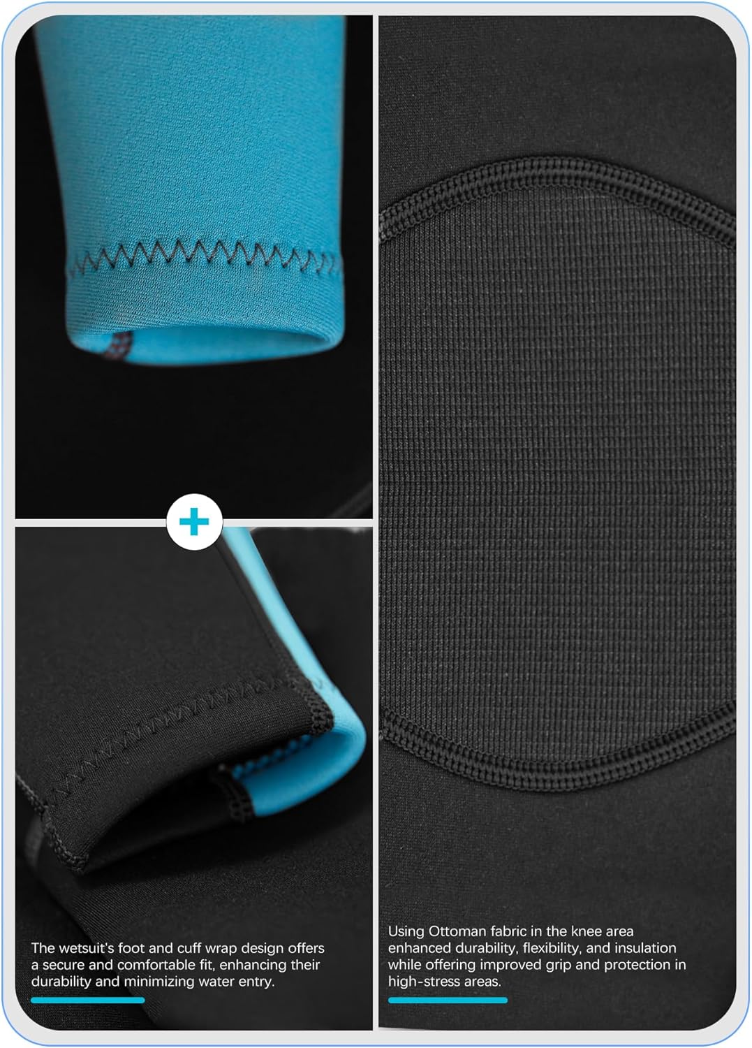 Hevto Kids Wetsuit for Boys Girls Toddler Youth 3/2mm Neoprene Full Wet Suits in Cold Water for Swimming Surfing Diving - Image 5