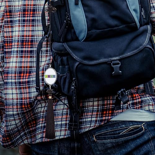 Miniatura 8 de Science Teacher Chemical Elements Cute Car Pendant Mirror Hanging Accessories Decor Lucky Glass Ornament Ellipse