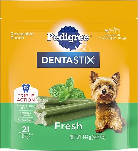 Dulces para perrosjuguetes Pedigree Dentastix.