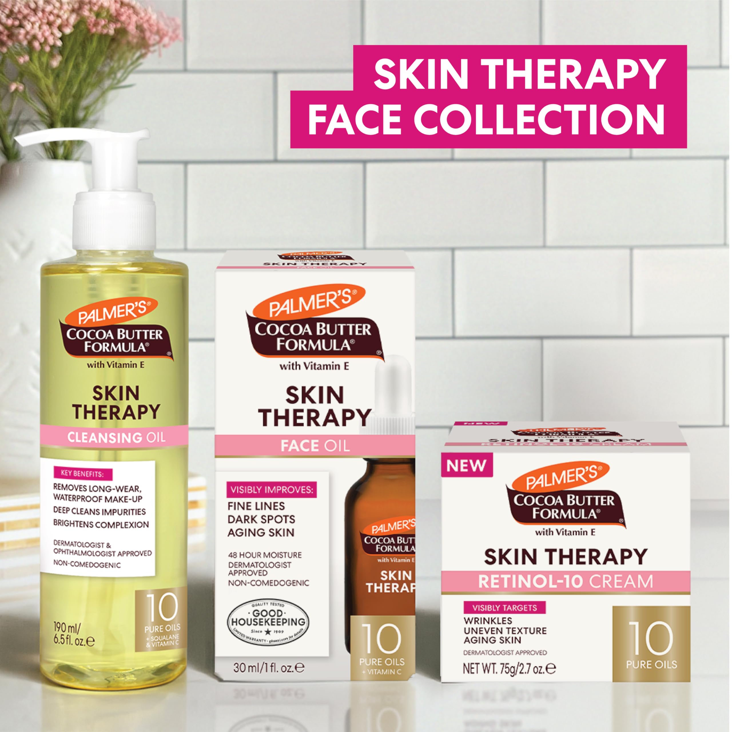 Palmers Cocoa Butter Skin Therapy Cleansing Oil Face for Unisex 6.5 oz Cleanser