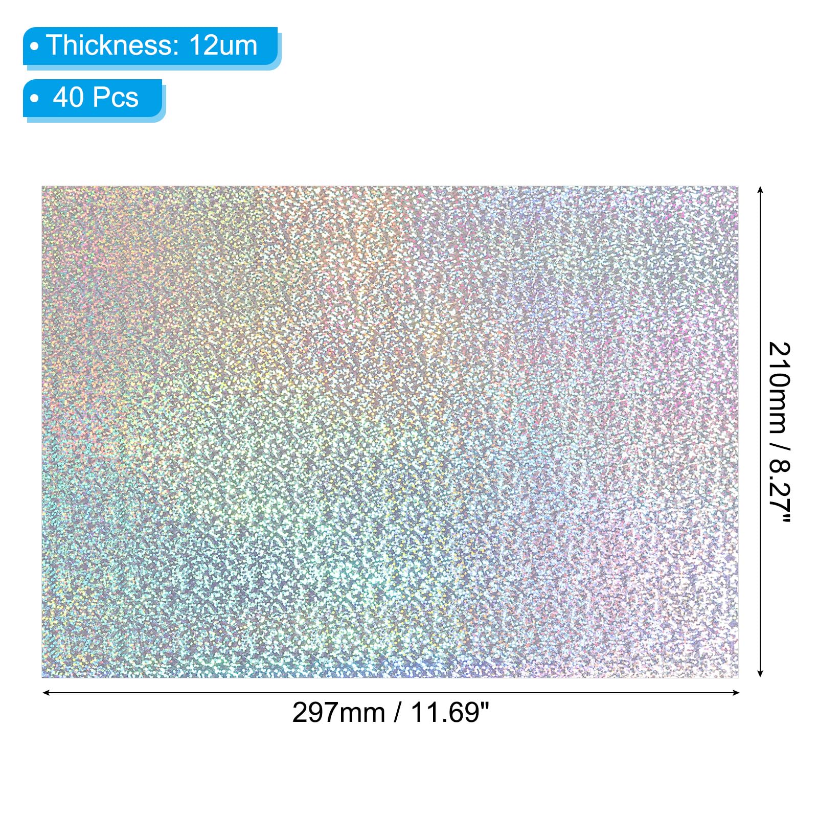 PATIKIL 11.7x8.3 Hot Stamping Foil Paper Sheet - Image 2