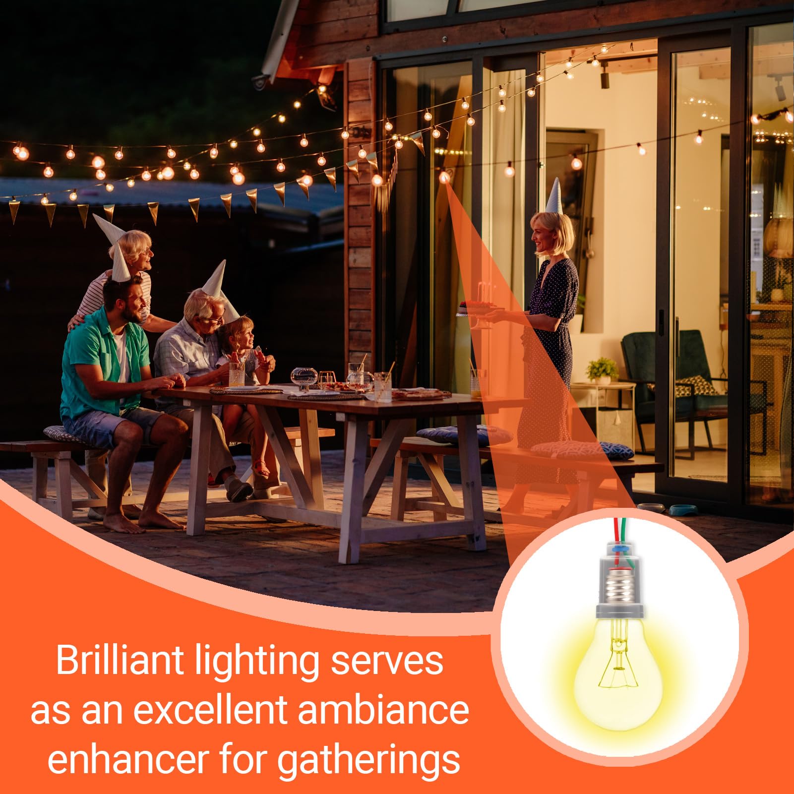 Display & VU lampen: E10 fitting met montage via het voet
