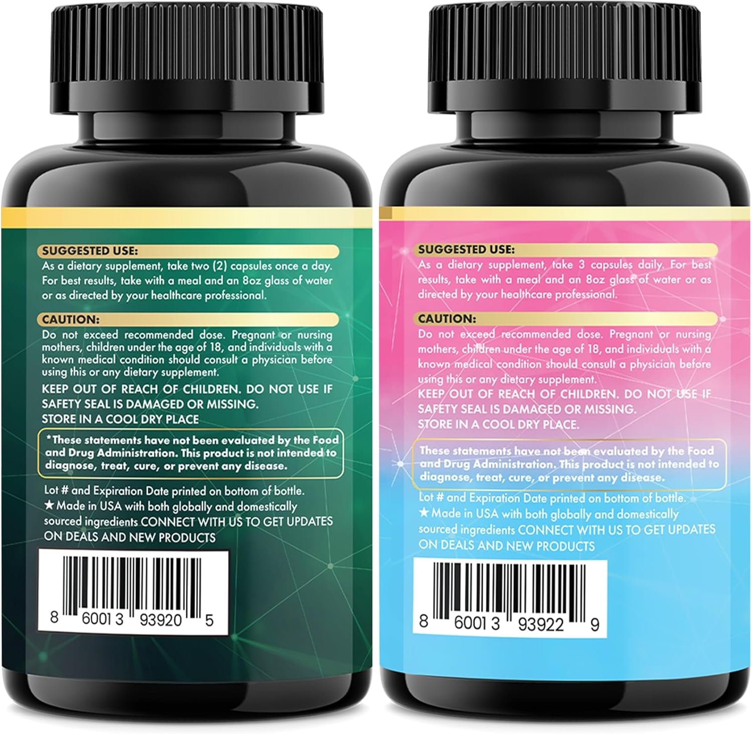 Radiant Wellness Bundle -Sea Moss, Black Seed Oil, Ashwagandha, Ginger, Collagen Types I II III V X, Biotin, Keratin, Hyaluronic Acid, Burdock Root, Turmeric, Vitamin D3, Magnesium, MSM, Folate - Image 7