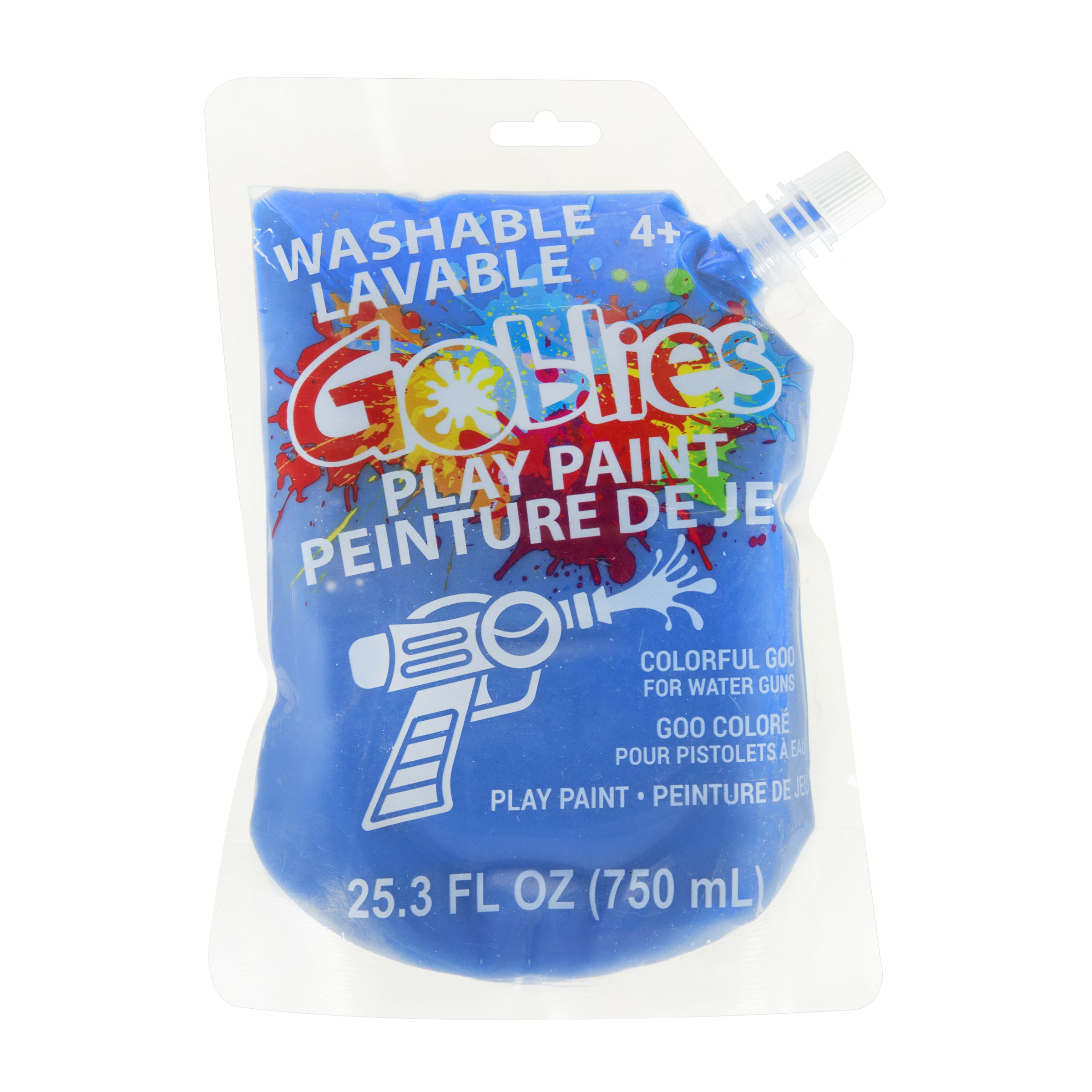 Goblies Play Paint for Water Guns, 25.3 Fluid Ounces, Blue