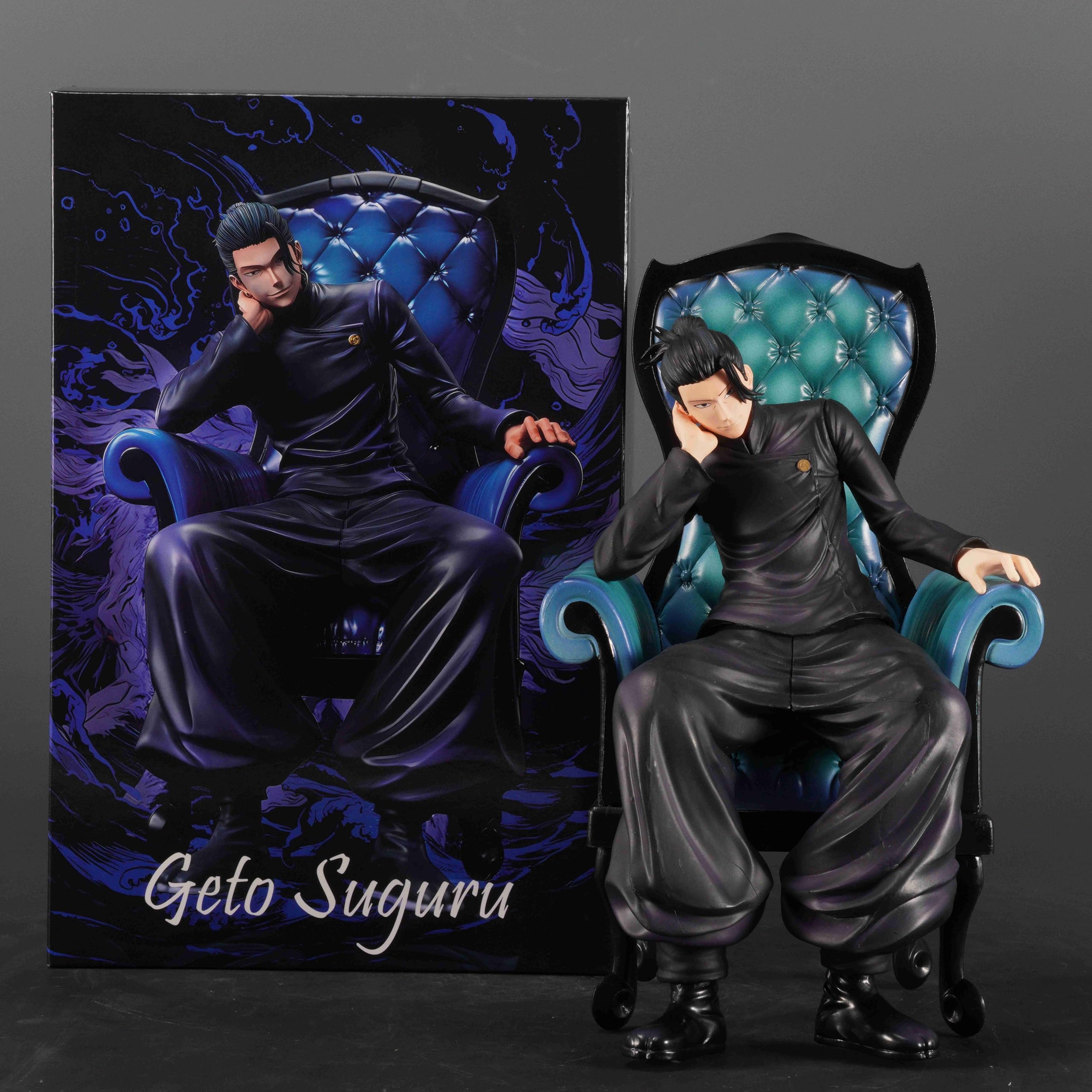 Figura De Acción Gojo Satoru 30 Cm - Anime Jujutsu Kaisen, PVC Pintado A Mano Figura De Acción Gojo Satoru 30 Cm - Anime Jujutsu Kaisen, PVC Pintado A Mano