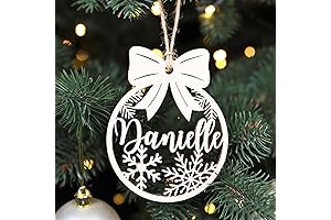 Personalized Wood Christmas Ornaments