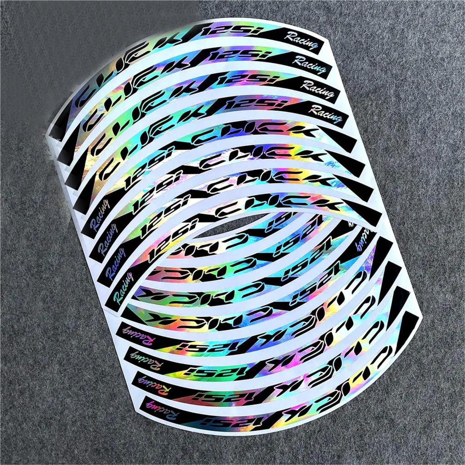for Click 125i 150i Sticker Motorcycle Wheel Hub Stickers Motor Bike Accessories Scooter Rim Strips Decals
