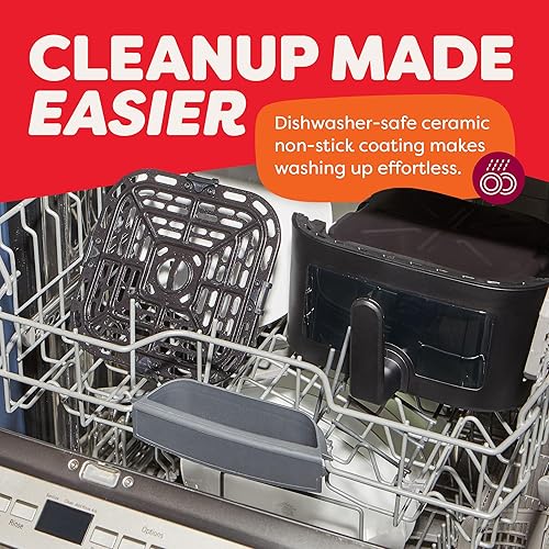 Miniatura 6 de Instant Pot 4Qt VORTEX 6 en 1 Mini Freidora de Aire, Opciones de Programa Personalizado, Freír al Aire, Asar, Tostar, Deshidratar, Hornear,