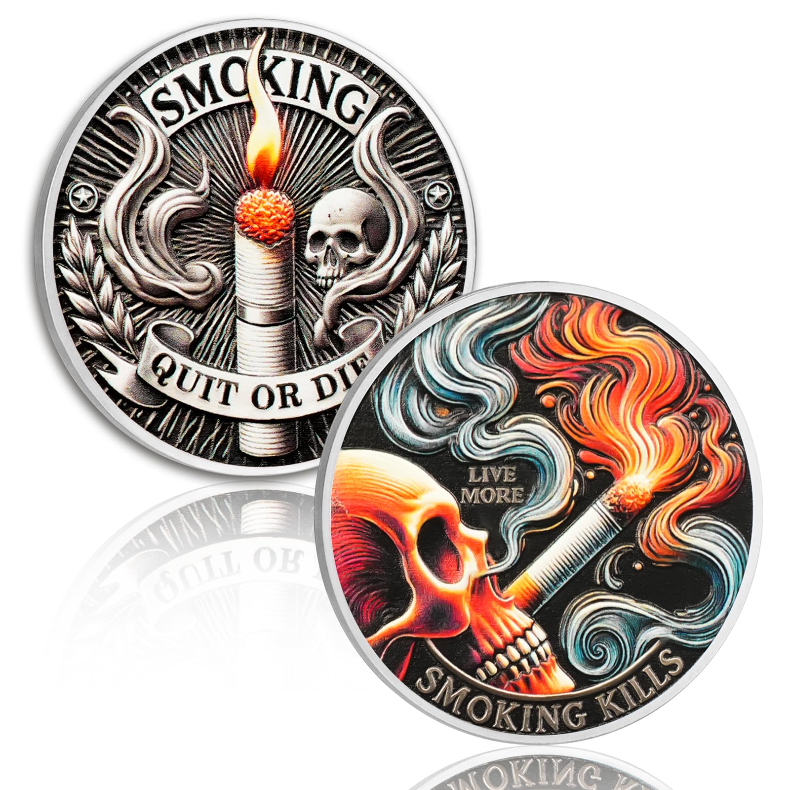 Amazon.com: Quit Smoking Recovery Coin, Smoking Kills Sobriety Coin