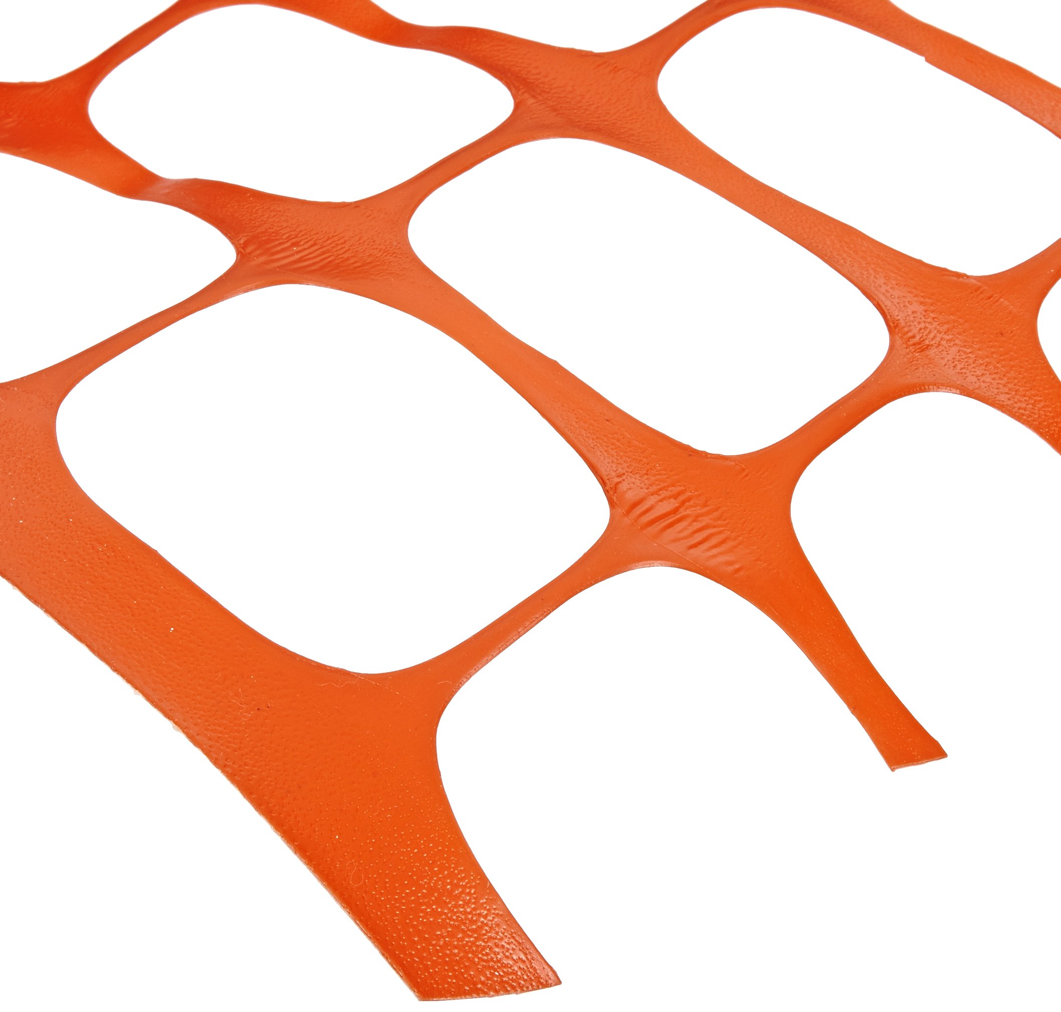 Mutual 14973-48-50 Heavy Duty Warning Barrier Safety Fence, 50' Length x 4' Width, Orange
