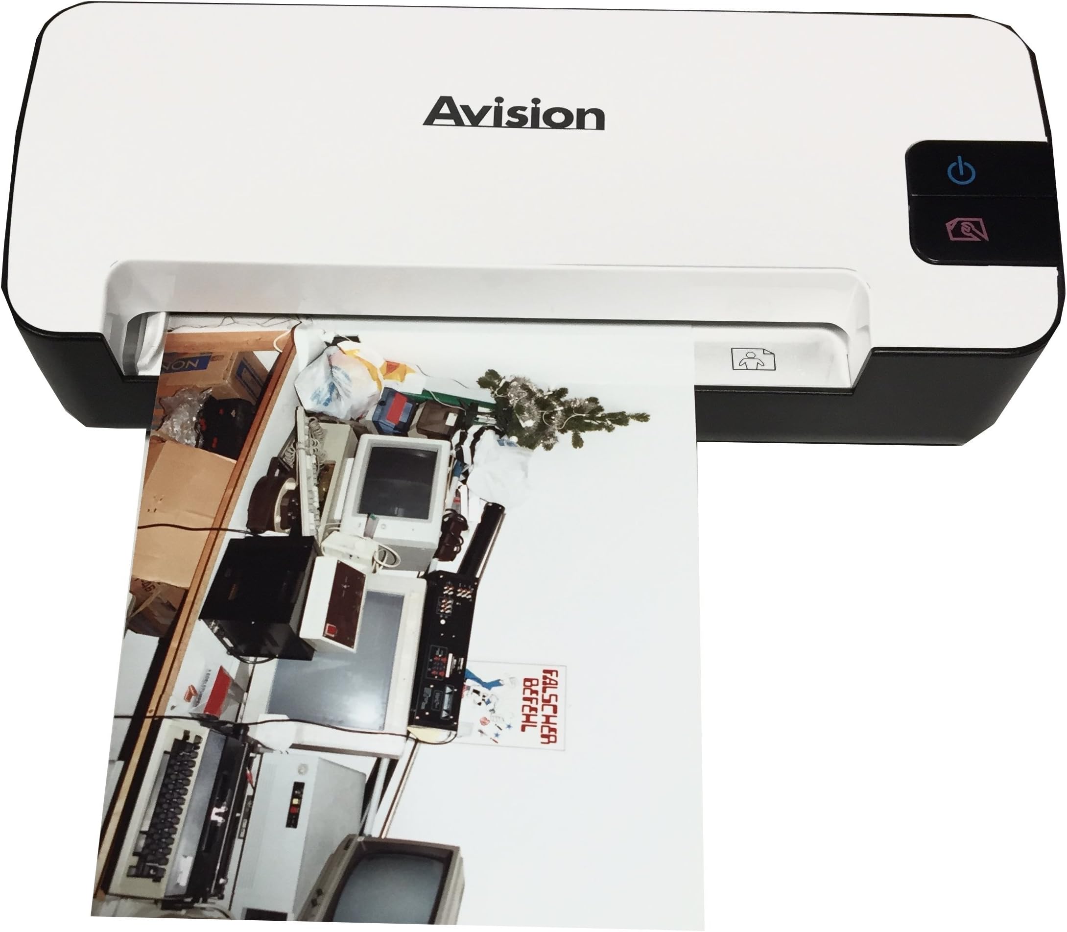 Avision FS-1204B IS15 Plus photo & business cards mobile scanner