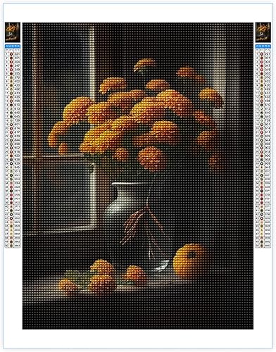 Diamond Painting Kits for Adults - Flower Diamond Art Marigold Bouquet DIY 5D Full Round Drill Crystal Rhinestone Arts and Crafts Home Wall Decor disponible en Yaxa Colombia