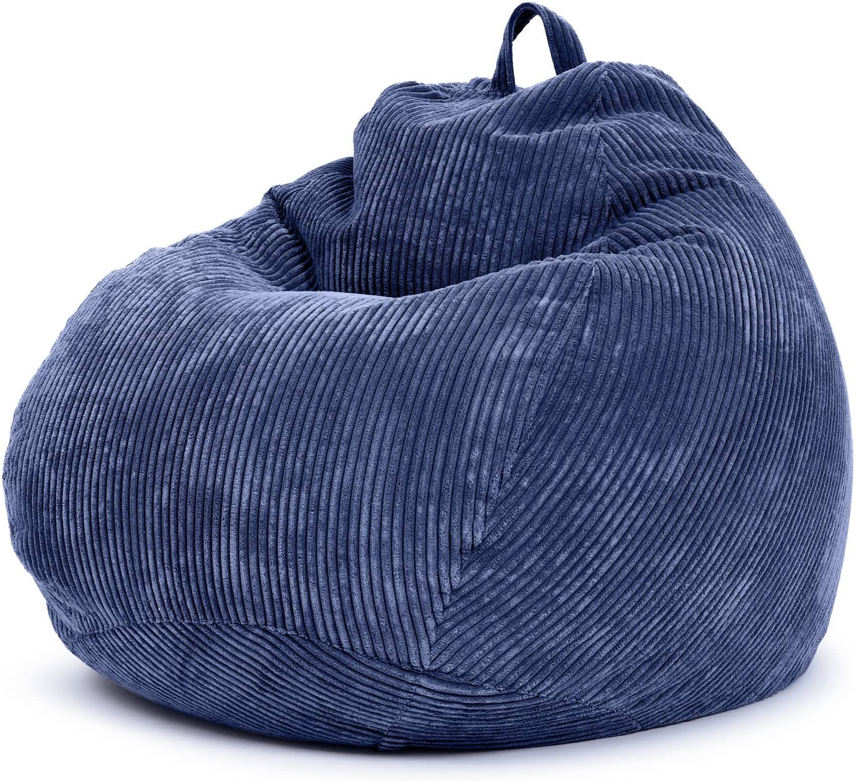 Le Pouf Doudou - Côtelé Bleu Marine main image 1