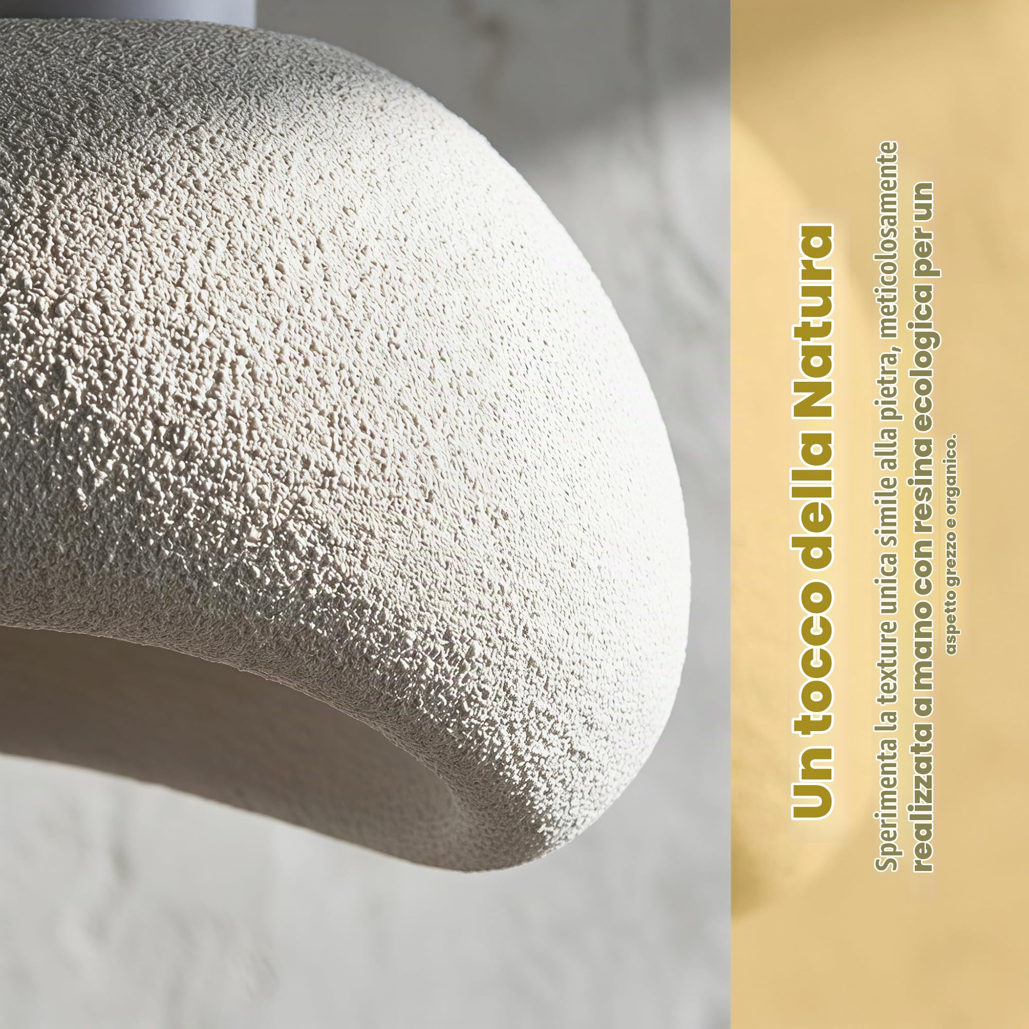 BARCELONA LED Lampada Soffitto Wabi Sabi L450 E27 Design Naturale | Paralume Artigianale, Finitura Organica, Stile Japandi, Arredo Interni, Atmosfera Accogliente