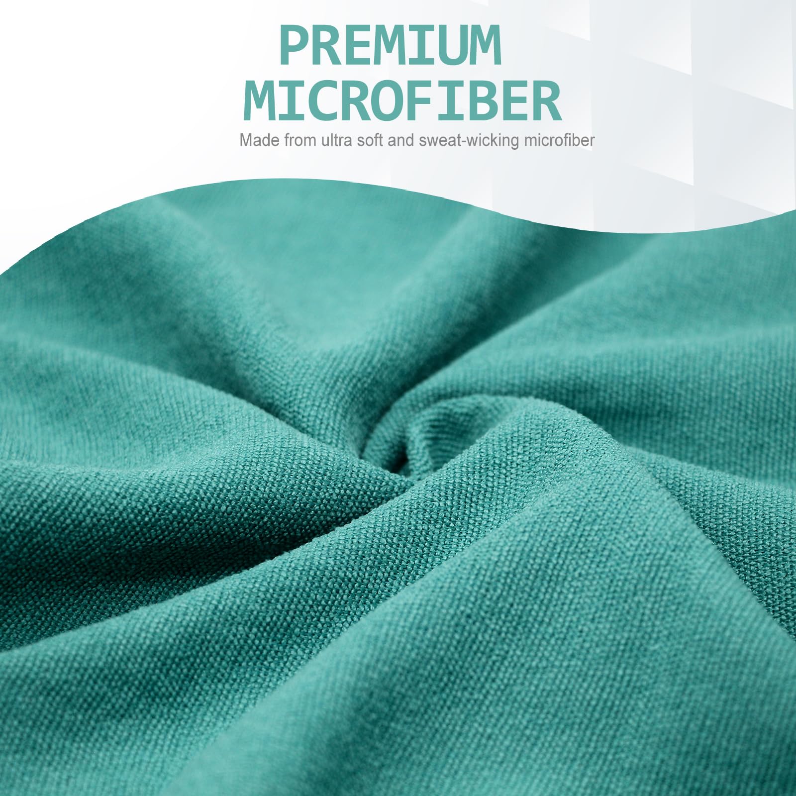 YESLIFE Non-Slip Extra Thick Hot Yoga Towel With One Sweat - View #7