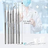 Vista 5 de Juego de 6 microsondas de precisión de acero inoxidable, 5.5 pulgadas de longitud total