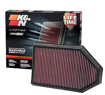 K&N エアフィルター マツダ 用 33-5038 + メンテナンスキット K&N 33-5038 Replacement Air Filter