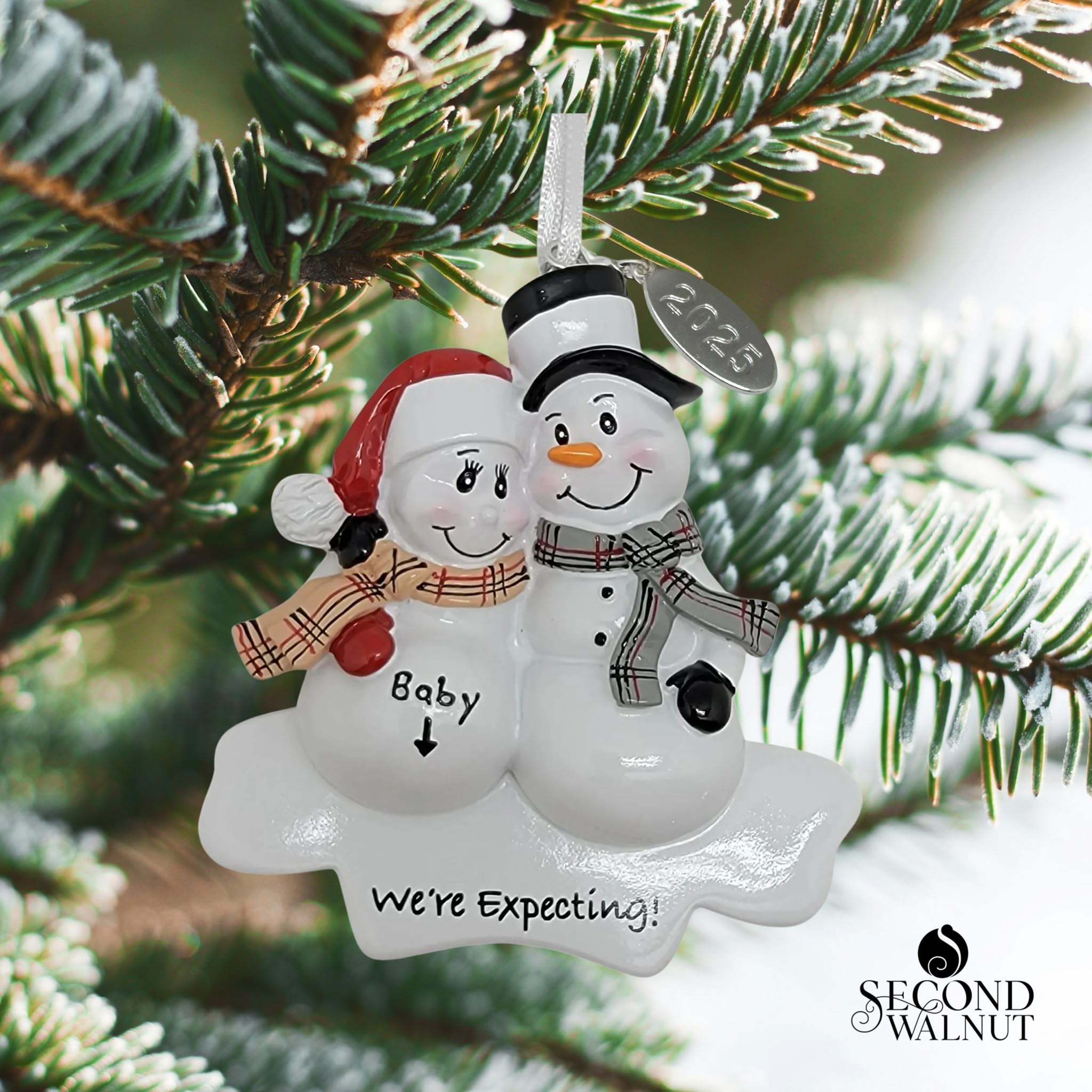 Décoration De Noël "We're Expecting!" Avec Stylo – Cadeau Grossesse