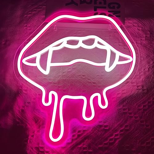 Miniatura 7 de Letrero de neón de araña para decoración de Halloween, decoración de pared de neón con forma de araña LED morado, luces nocturnas de pared,