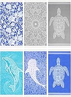 Vista 16 de Toalla de playa turca de secado rápido absorbente de algodón ligera y delgada para baño, piscina, natación, toallas extra grandes de gran